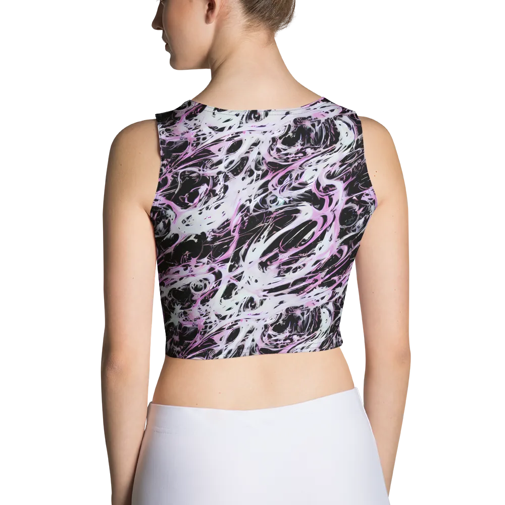 Electric Noir on Crop Top — Back