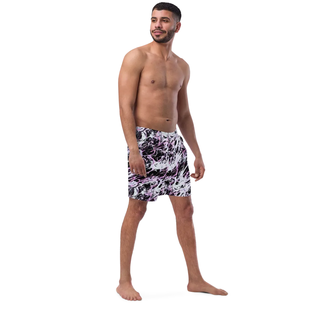 Electric Noir on Swim Trunks — Right Front
