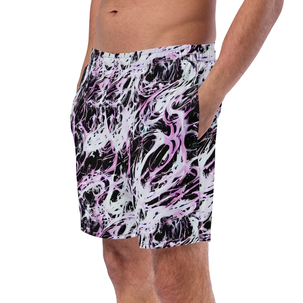 Electric Noir on Swim Trunks — Left Front