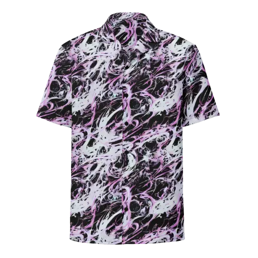 Electric Noir on a Button Shirt