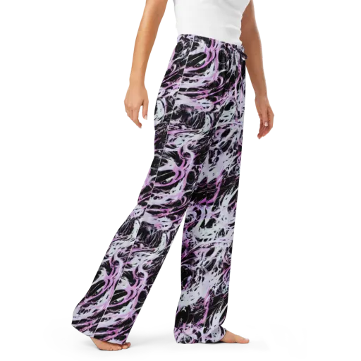 Electric Noir on a Women's Pajama Pants
