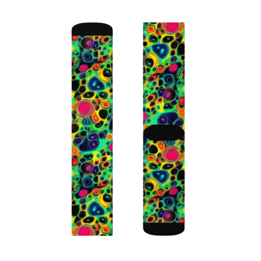 Vivid Spill on a Socks