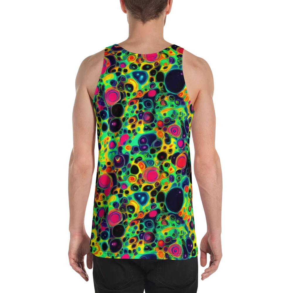 Vivid Spill on Men's Tank Top — Back