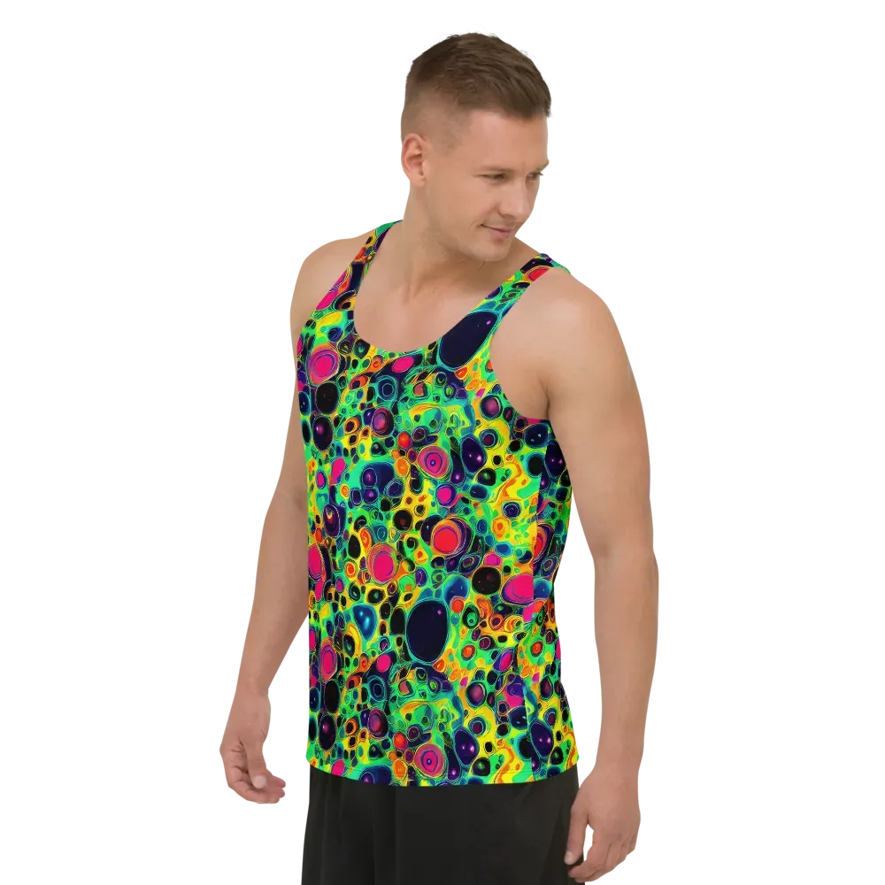 Vivid Spill on Men's Tank Top — Left Front