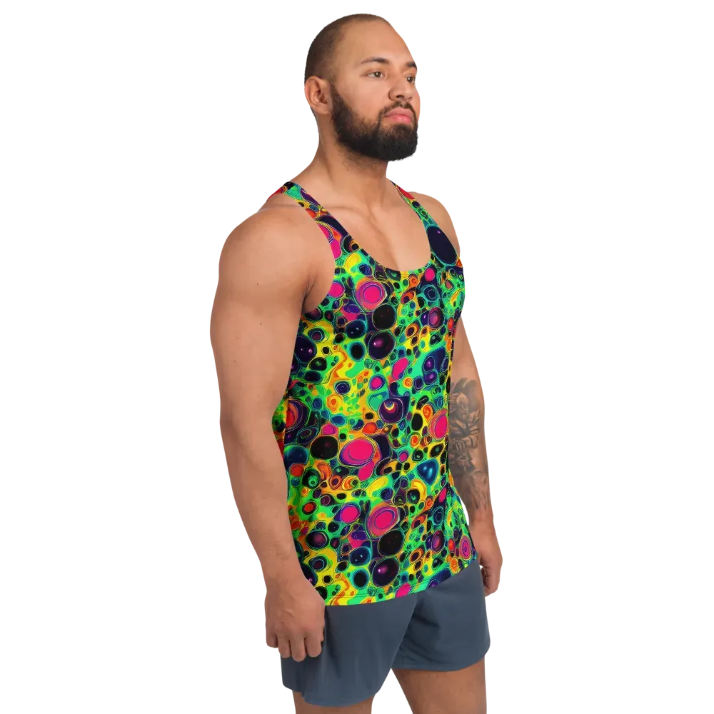 Vivid Spill on Men's Tank Top — Right Front