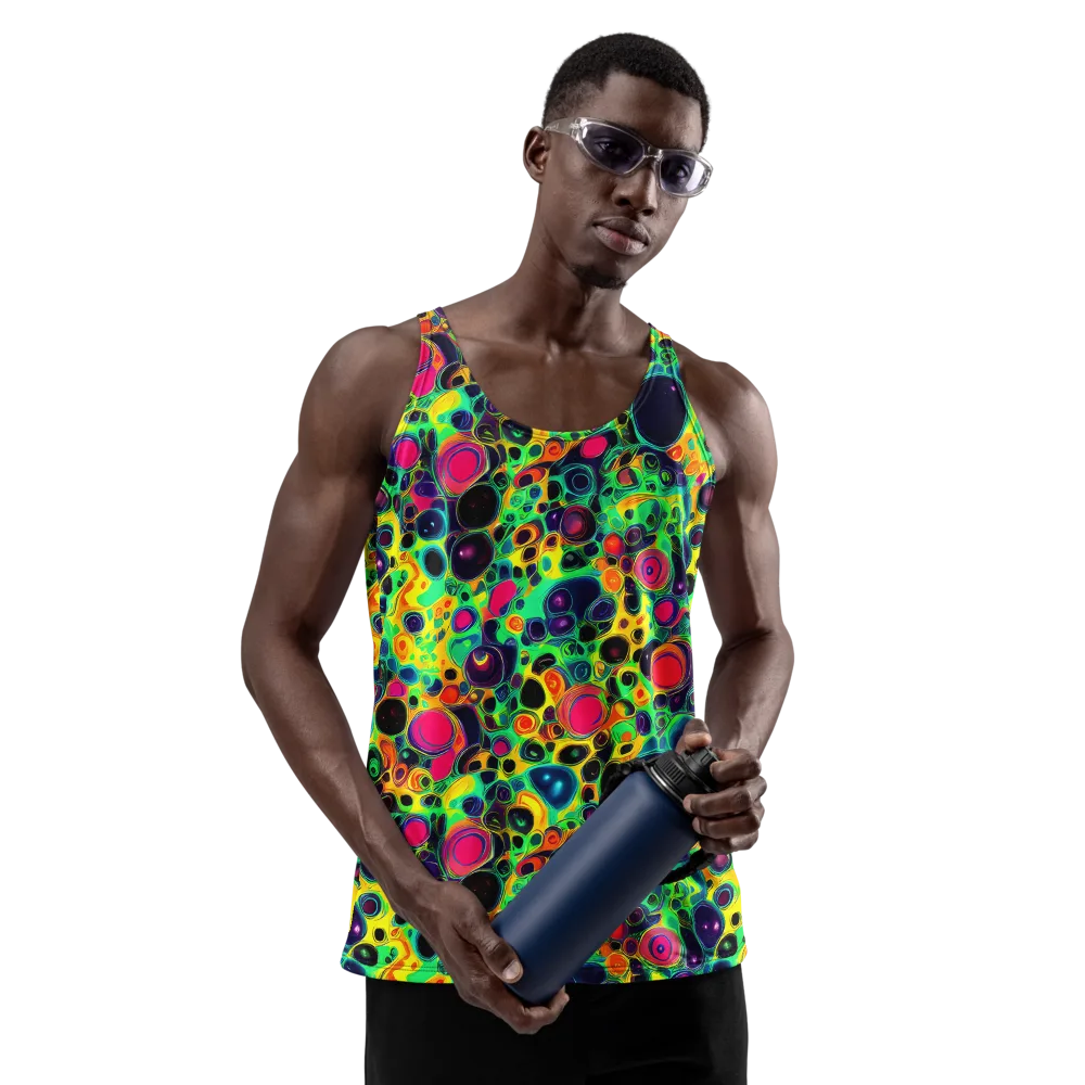 Vivid Spill on Men's Tank Top — Front