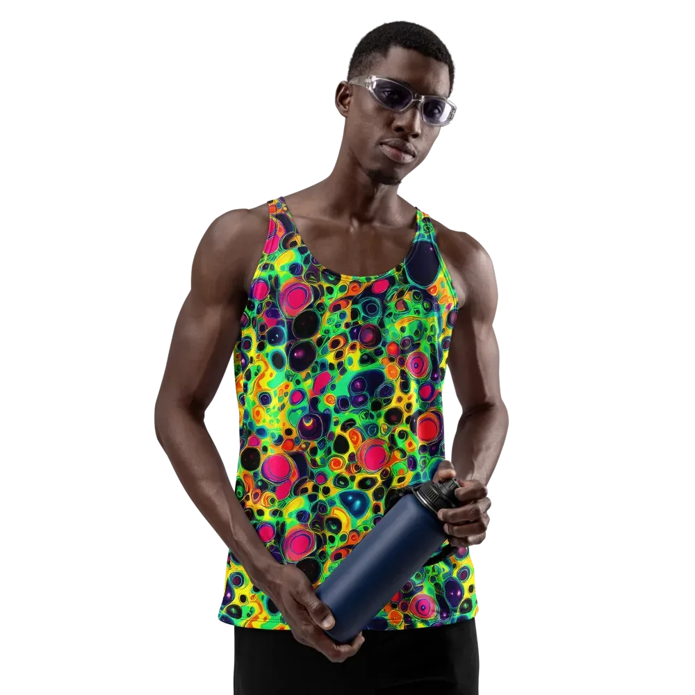 Vivid Spill on Men's Tank Top — Front