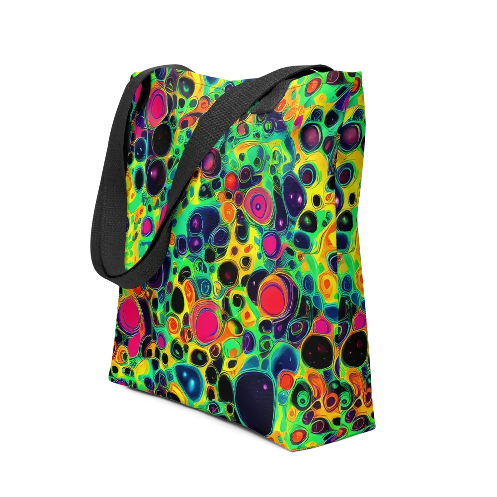 Vivid Spill on Tote Bag — Front