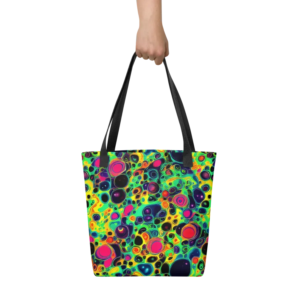 Vivid Spill on Tote Bag — Front