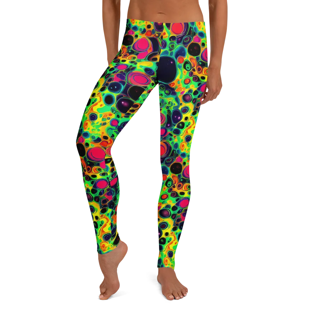Vivid Spill on Leggings — Front