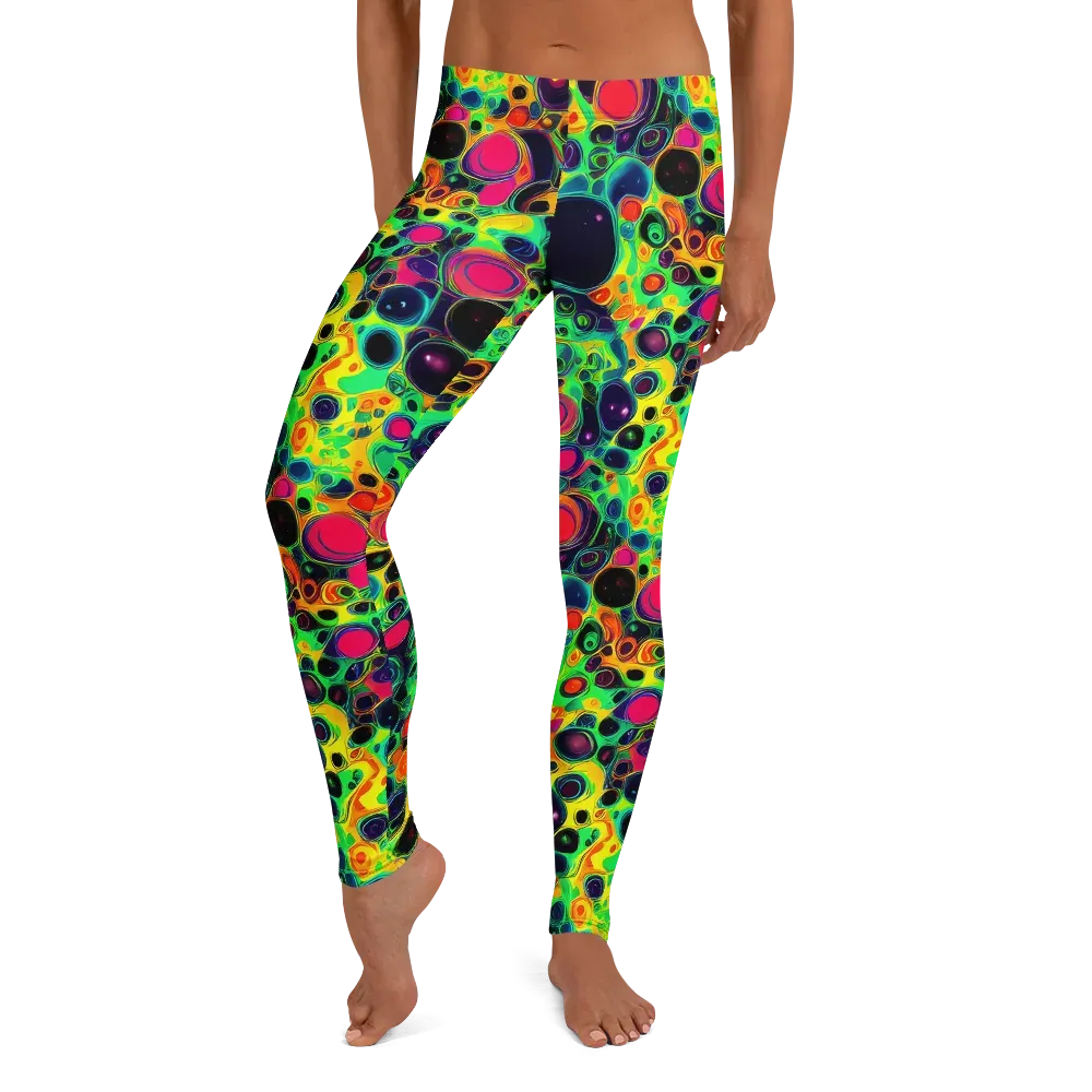 Vivid Spill on Leggings — Front