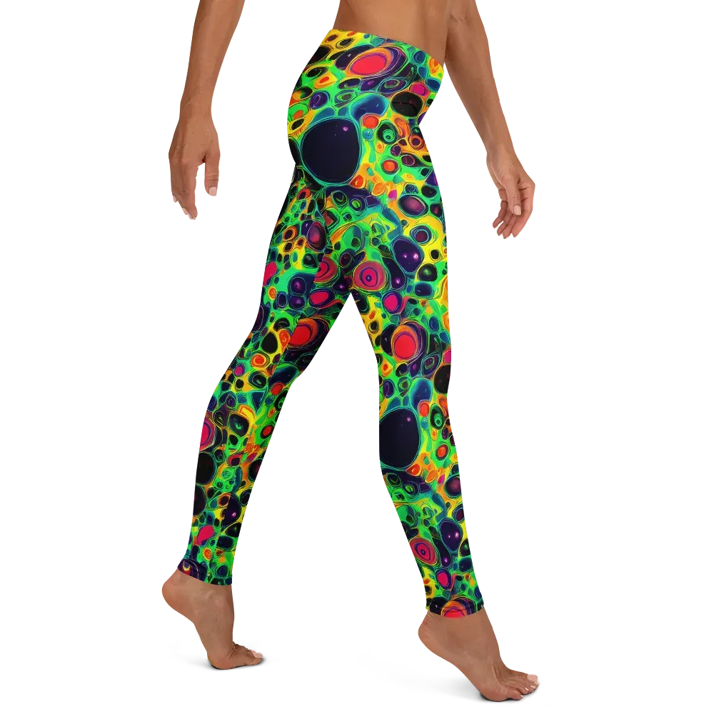Vivid Spill on Leggings — Right