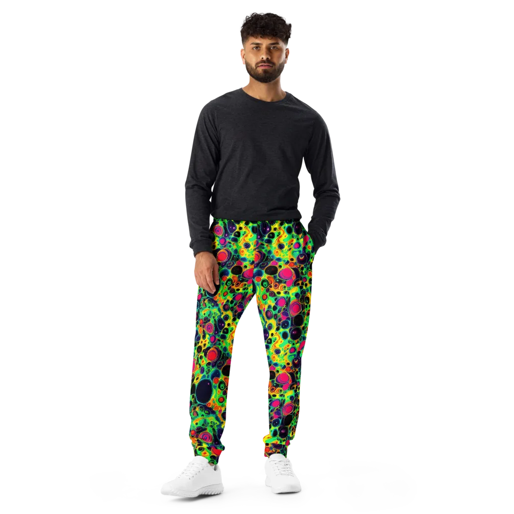 Vivid Spill on Men's Joggers — Front