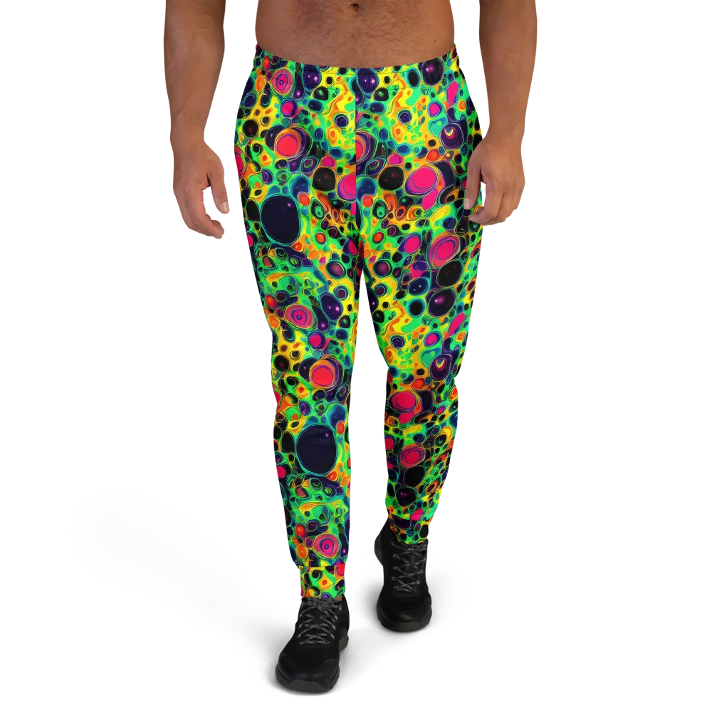 Vivid Spill on Men's Joggers — Front