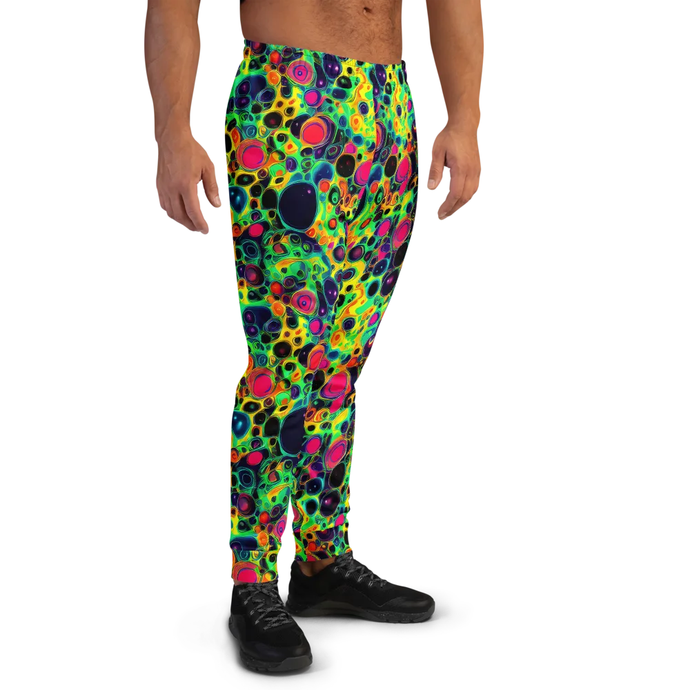 Vivid Spill on Men's Joggers — Right