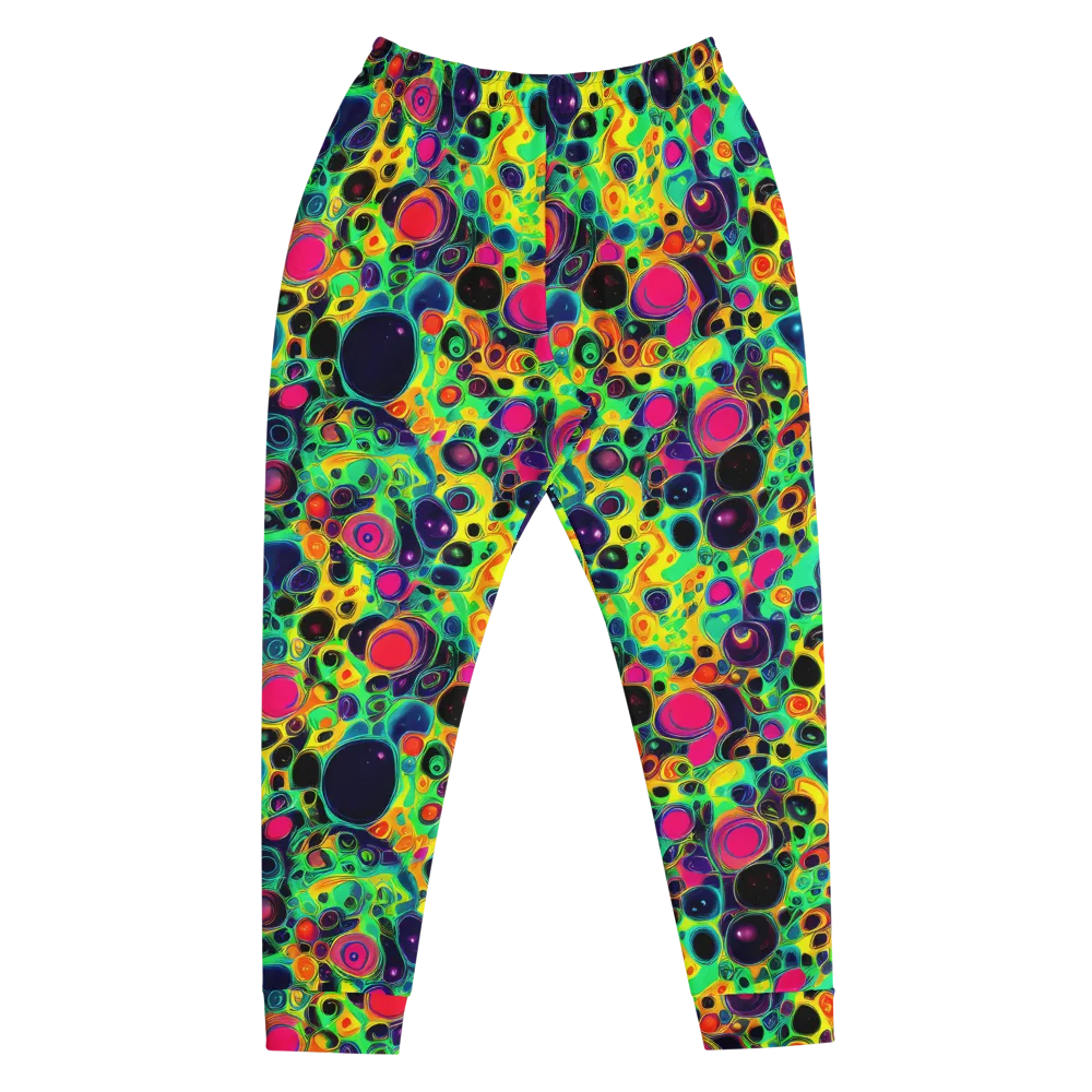 Vivid Spill on Men's Joggers — Front