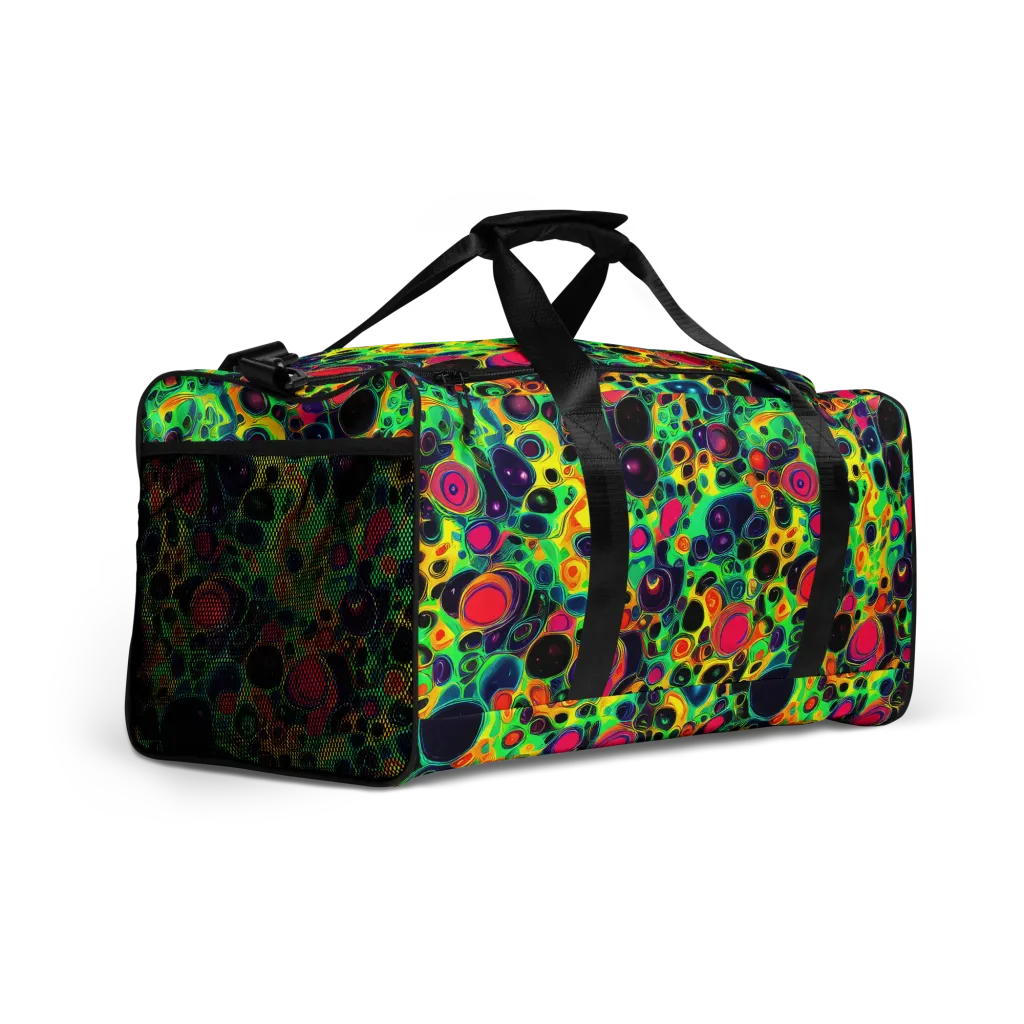 Vivid Spill on Duffle Bag — Right Front