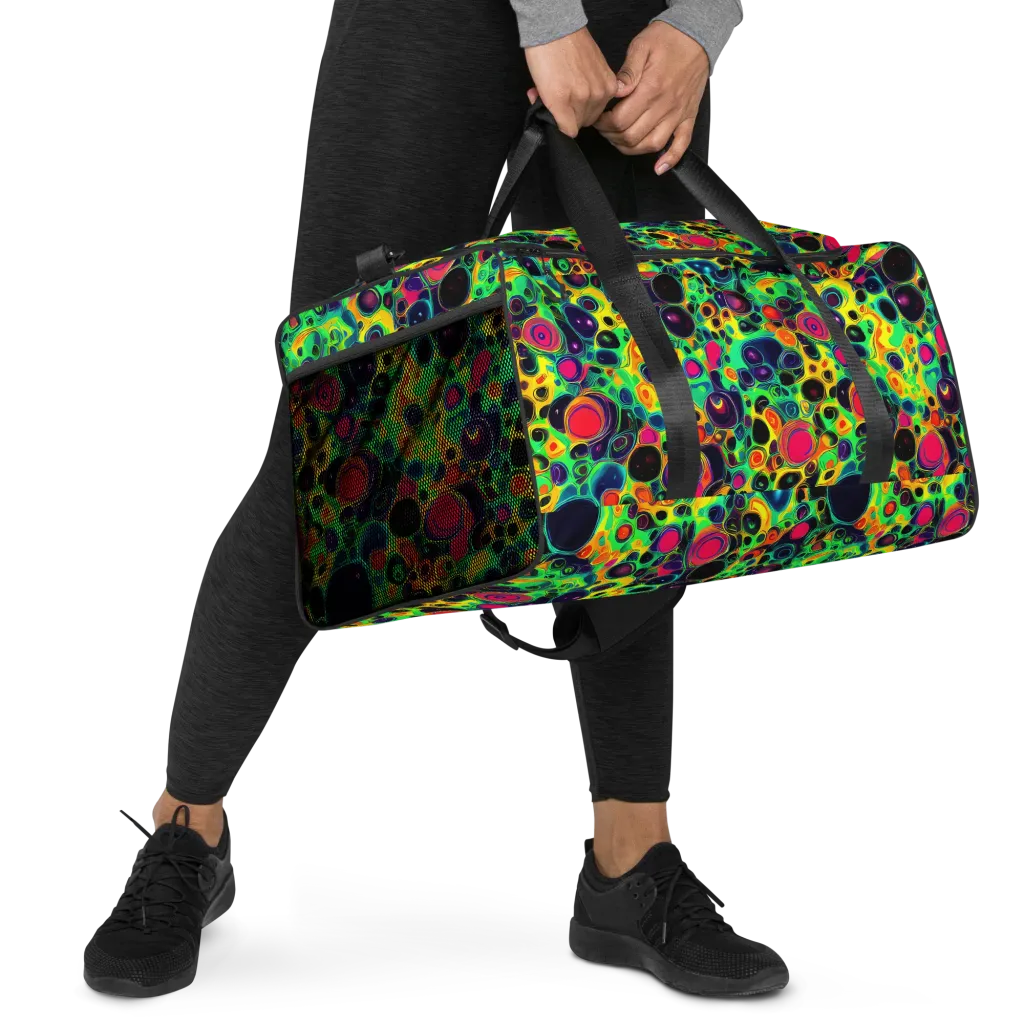 Vivid Spill on Duffle Bag — Right Front