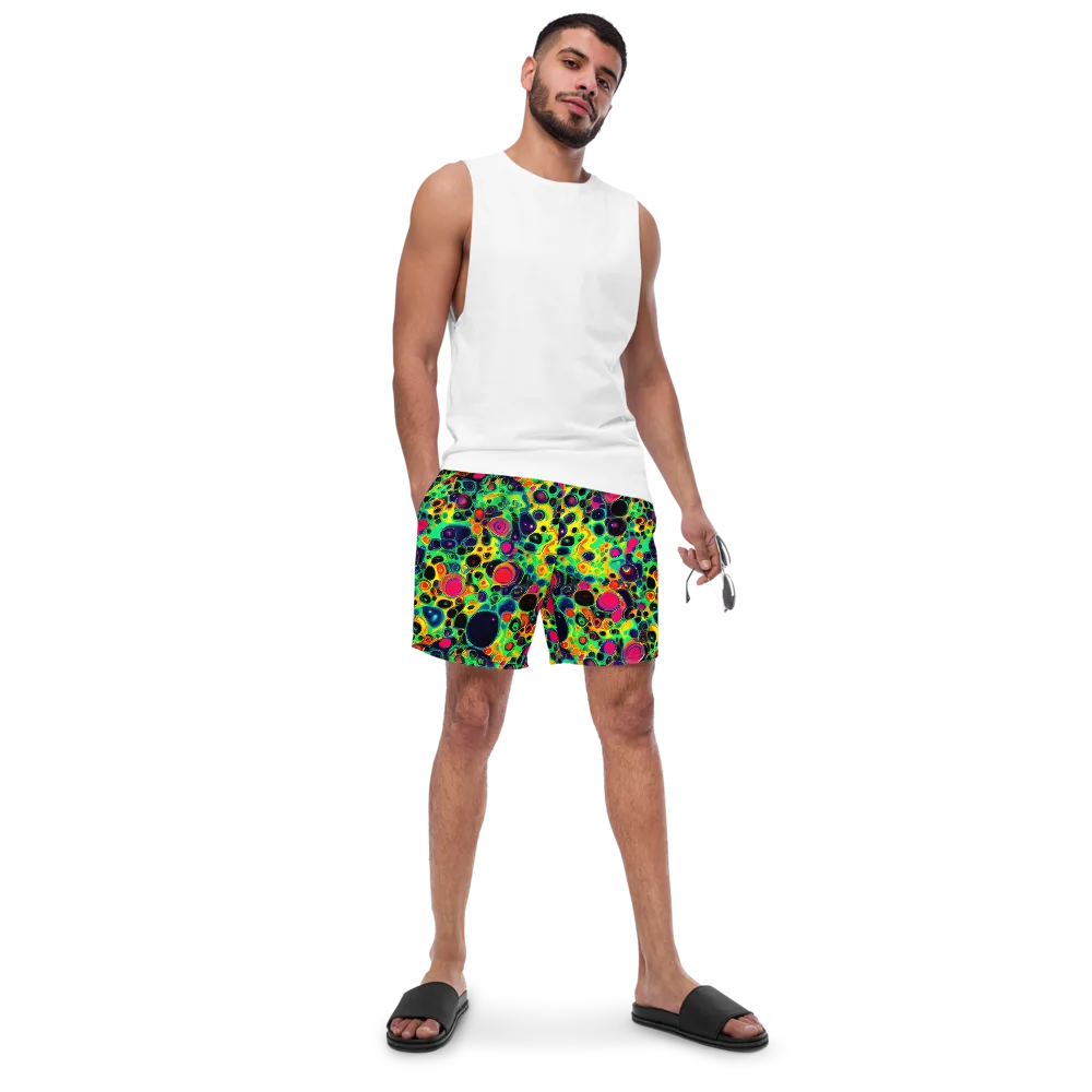 Vivid Spill on Swim Trunks — Front