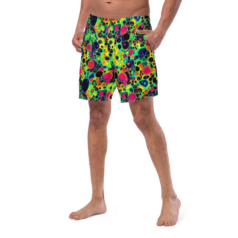 Vivid Spill on Swim Trunks — Left Front