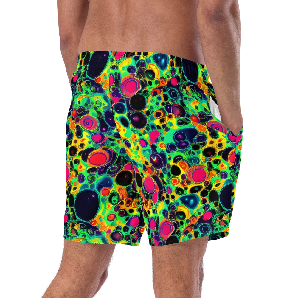 Vivid Spill on Swim Trunks — Right Back