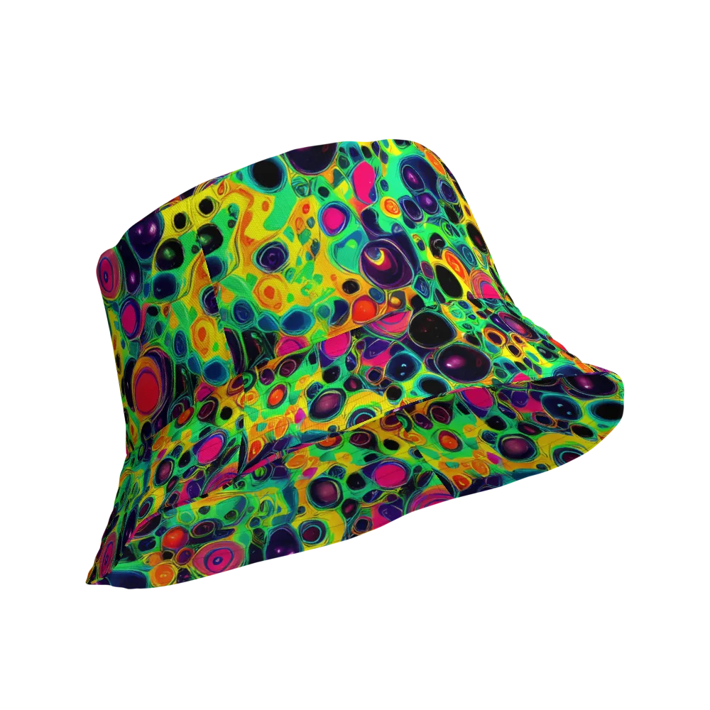 Vivid Spill on Reversible Bucket Hat — Product details Outside