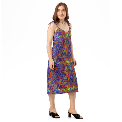 Flame Circuit on a Slip Dress