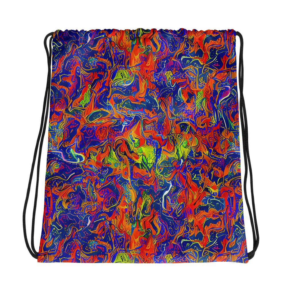 Flame Circuit on Drawstring Bag — Photo