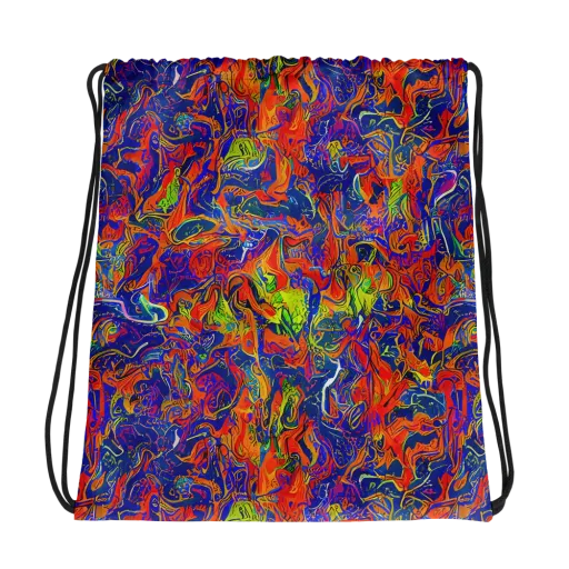 Flame Circuit on a Drawstring Bag