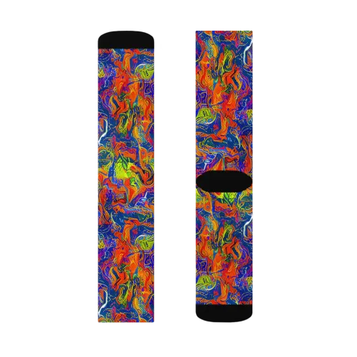 Flame Circuit on a Socks