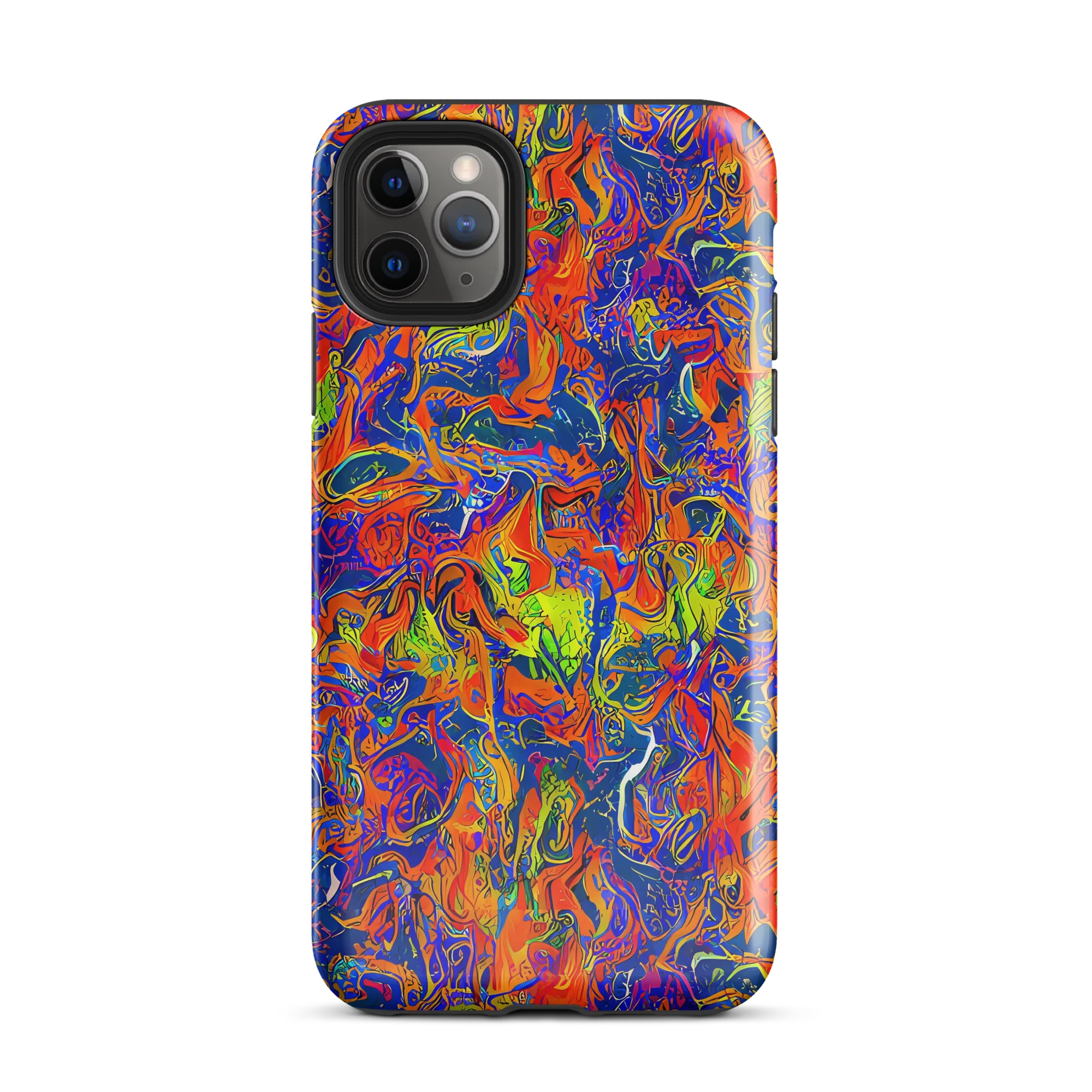 Flame Circuit on Tough Case for iPhone® — Front