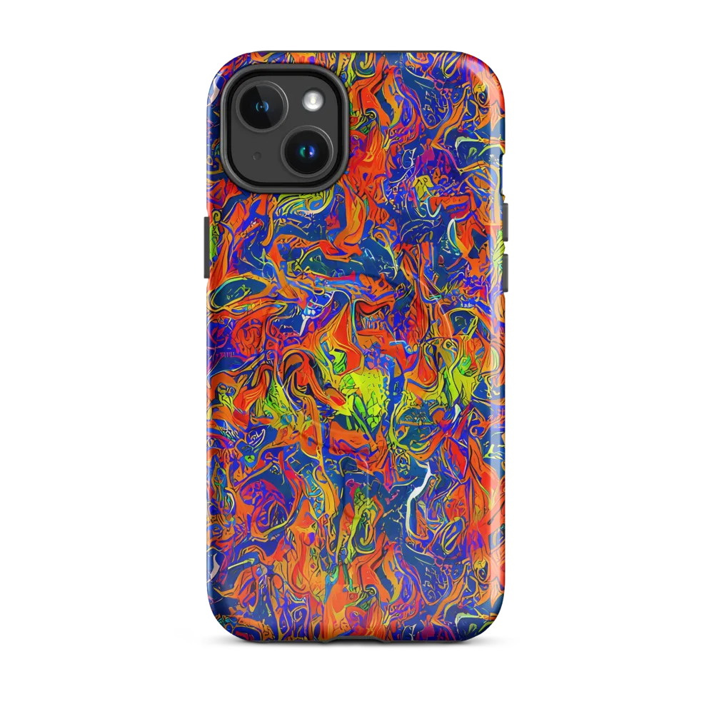 Flame Circuit on MagSafe Tough Case for iPhone® — Front