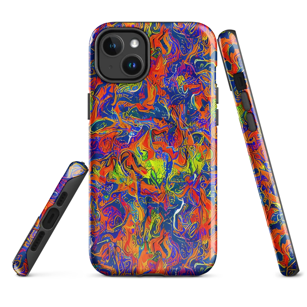 Flame Circuit on MagSafe Tough Case for iPhone® — Front