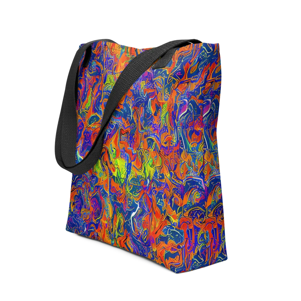 Flame Circuit on Tote Bag — Front
