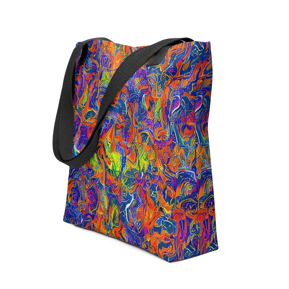 Flame Circuit on Tote Bag — Front