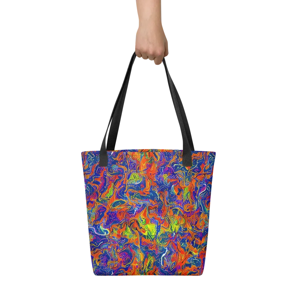 Flame Circuit on Tote Bag — Front