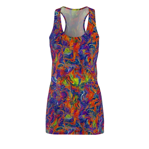 Flame Circuit on a Racerback Dress