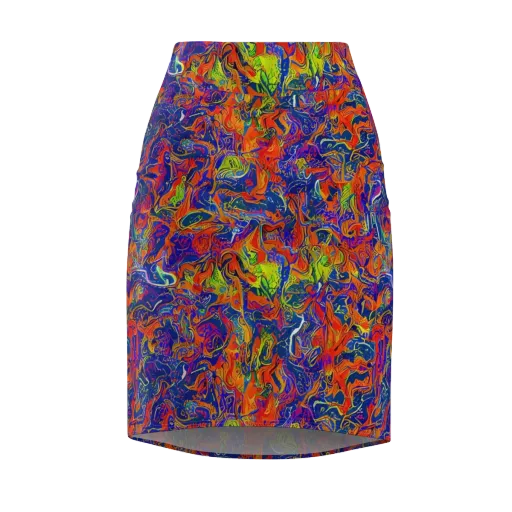 Flame Circuit on a Pencil Skirt