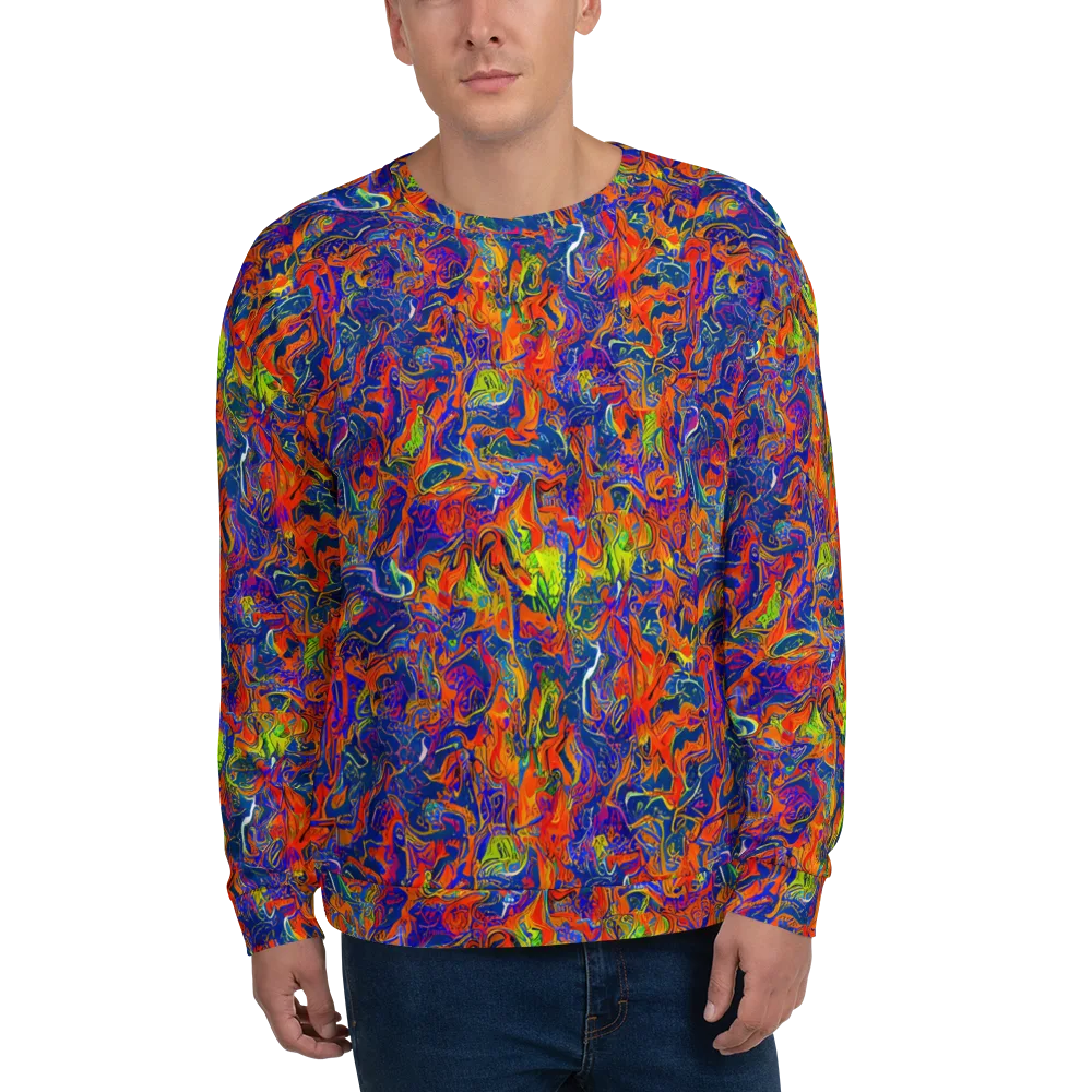 Flame Circuit on Sweatshirt — Front