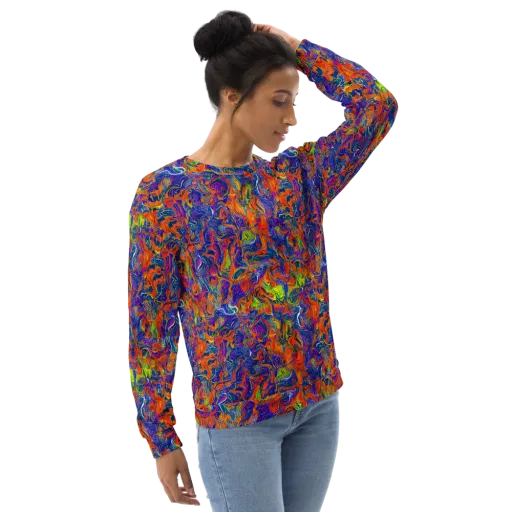 Flame Circuit on a Sweatshirt