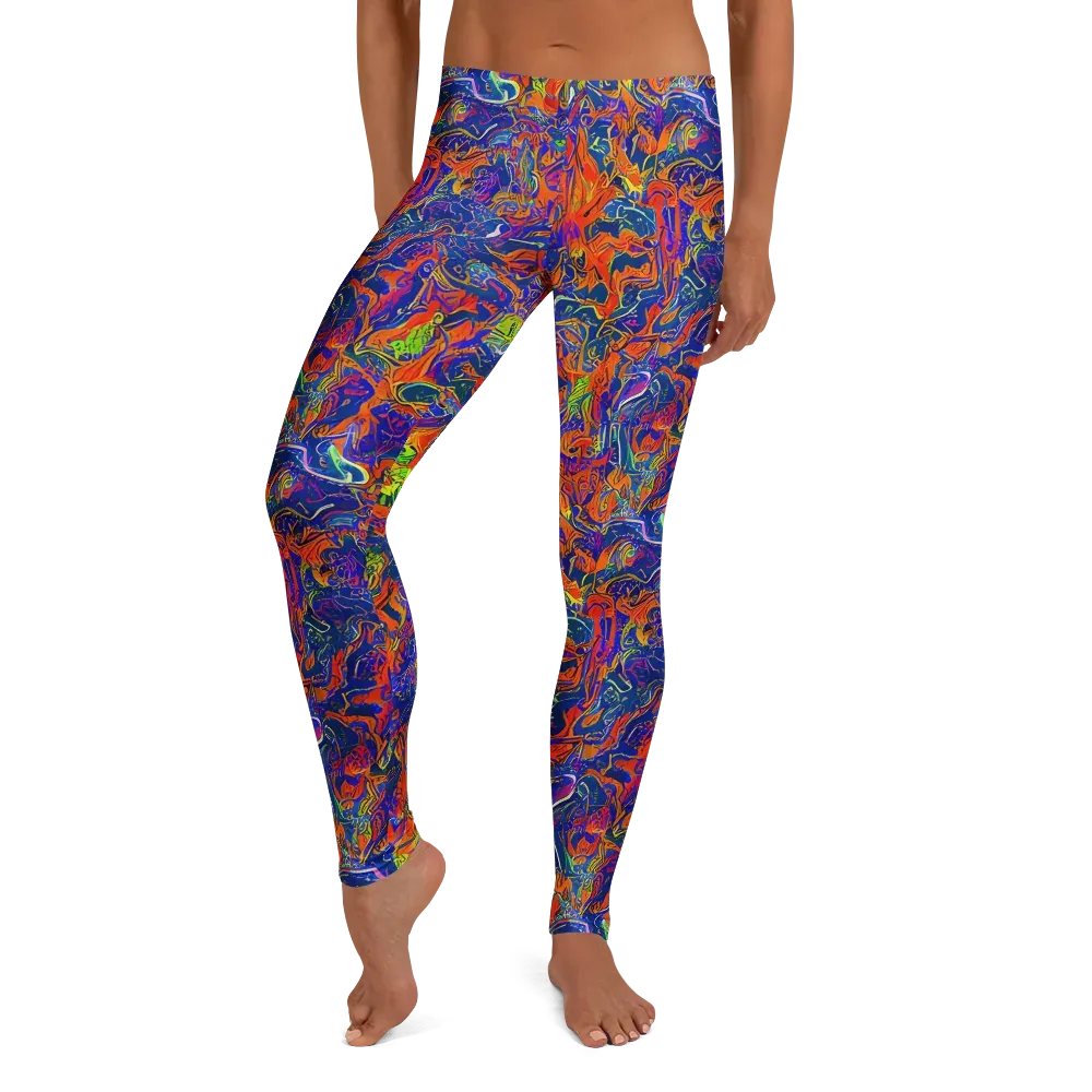 Flame Circuit on Leggings — Front