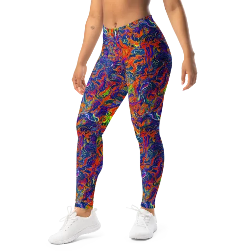 Flame Circuit on a Leggings