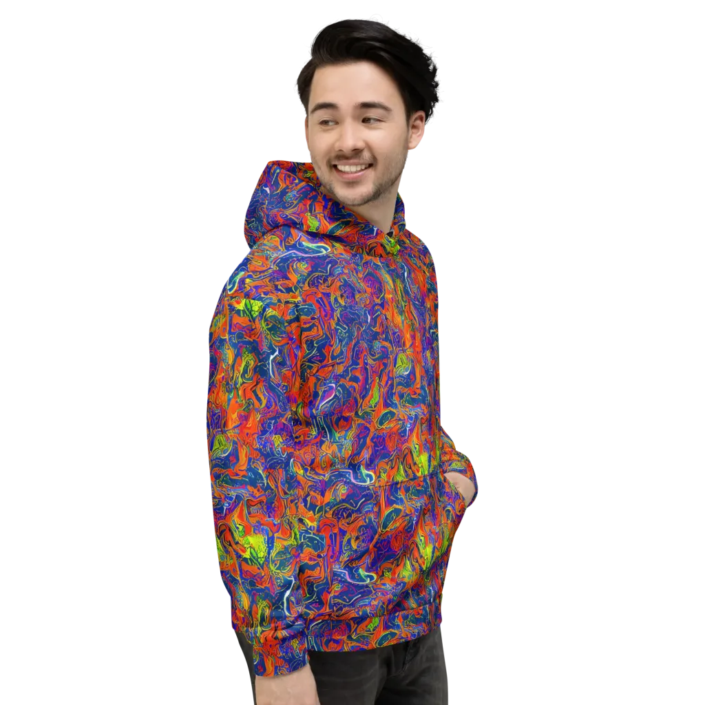 Flame Circuit on Hoodie — Right