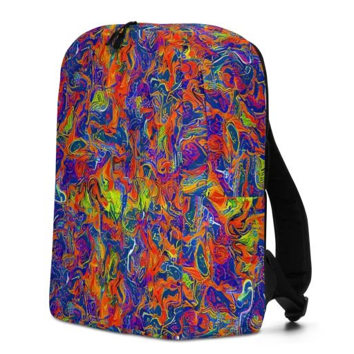 Flame Circuit on a Minimalist Backpack