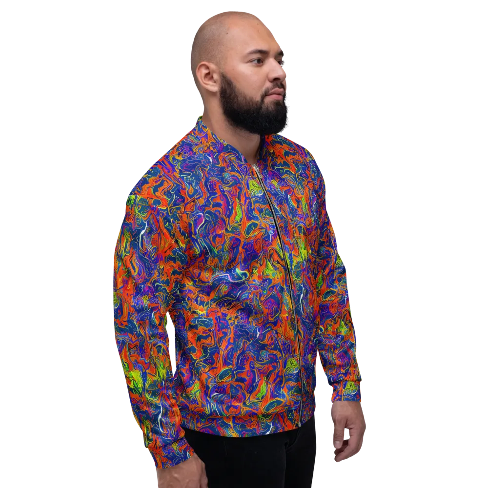 Flame Circuit on Bomber Jacket — Right