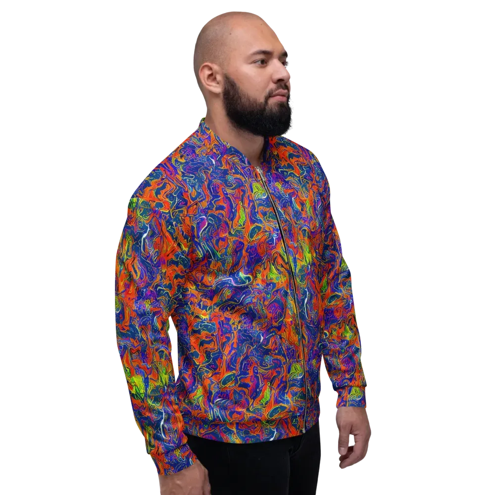 Flame Circuit on Bomber Jacket — Right