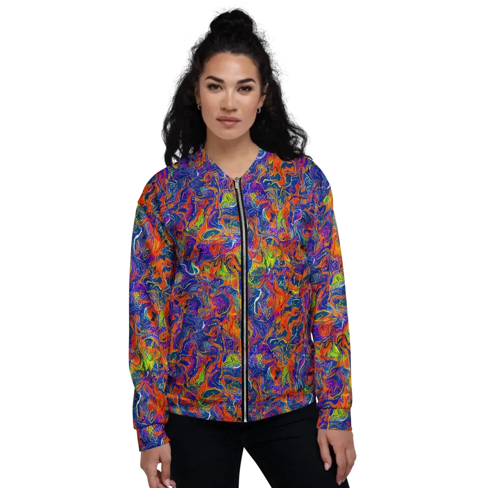 Flame Circuit on Bomber Jacket — Front