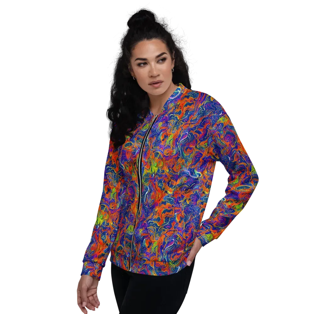 Flame Circuit on Bomber Jacket — Left