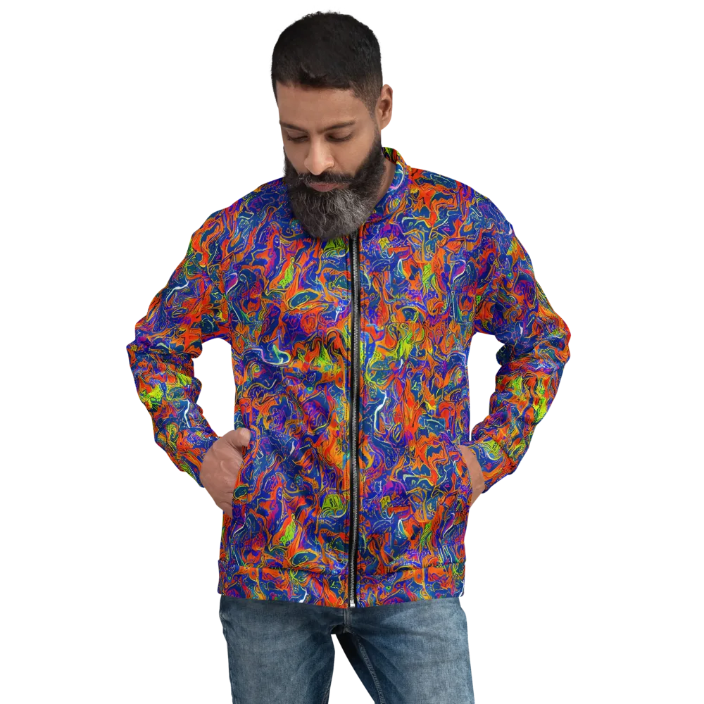 Flame Circuit on Bomber Jacket — Front