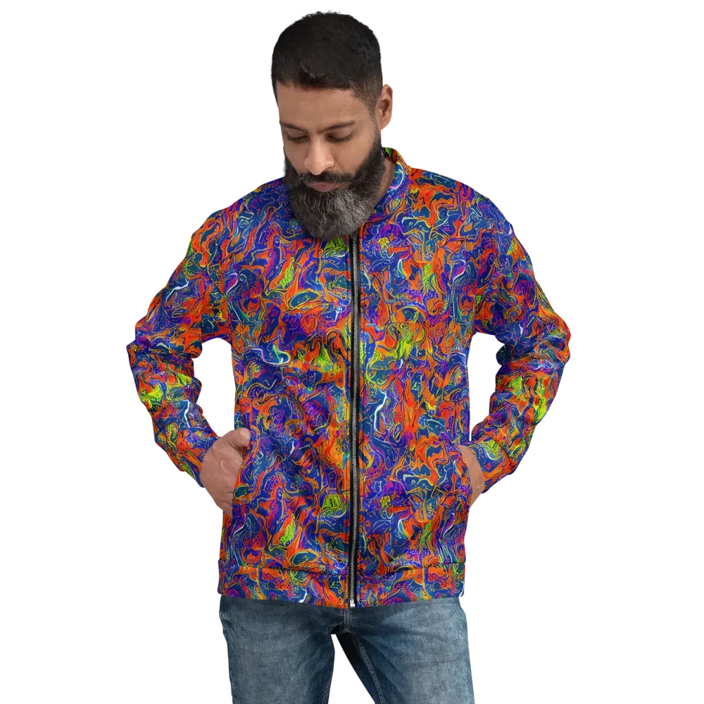 Flame Circuit on Bomber Jacket — Front
